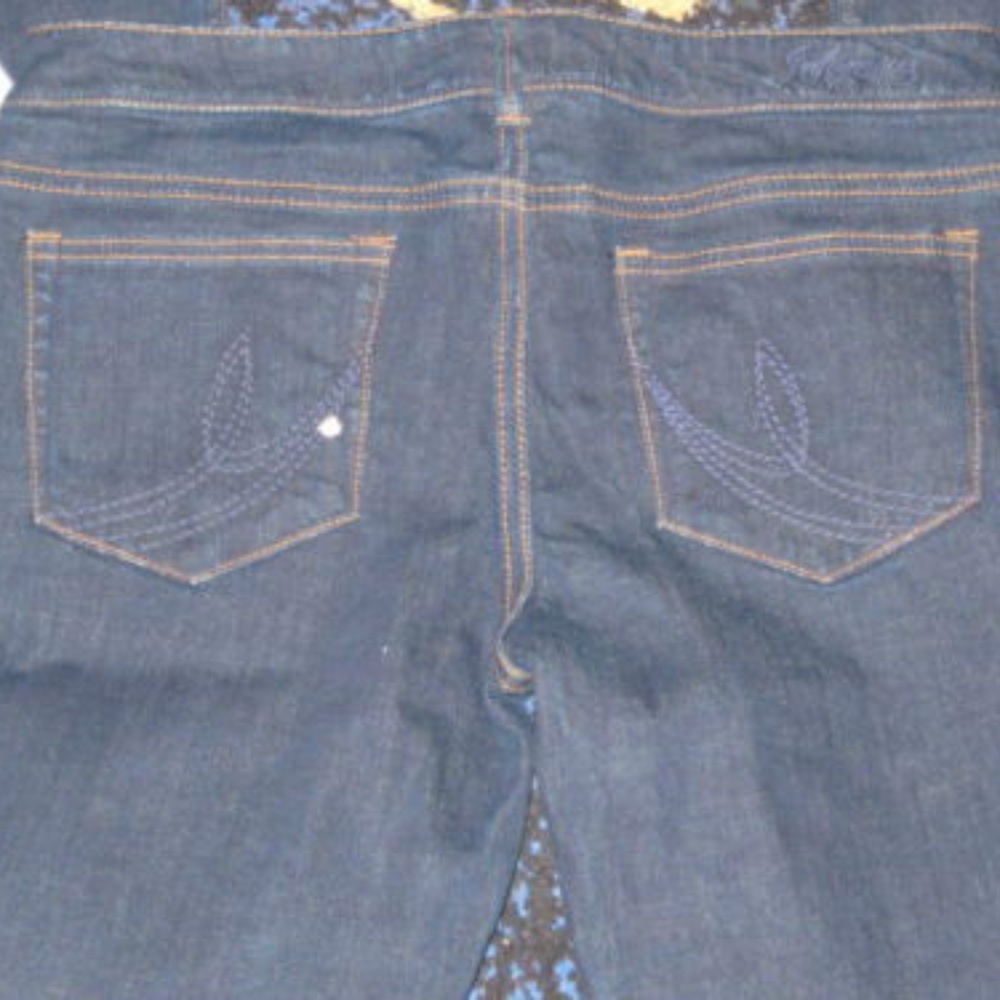 Infamous Ransom Tonal Embroidery Boot Jeans 11 NWT
